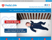 Tablet Screenshot of charlieskids.org